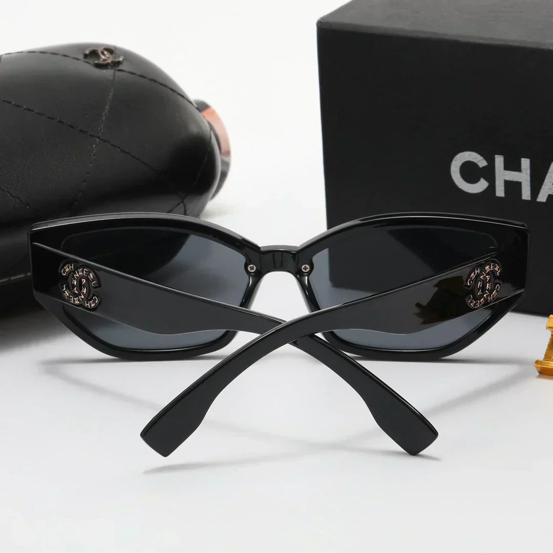 4 color fashion inlaid letter polarized sunglasses