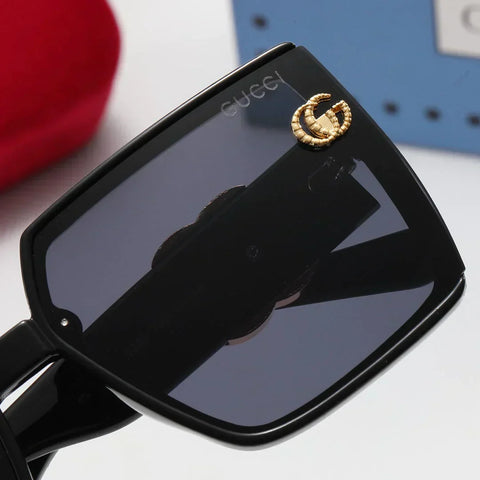 5-color fashion polarized sunglasses with letter temples