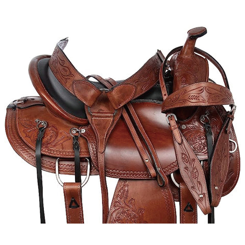 Western Brown Round Skirt Pleasure Trail Endurance Brown Round Skirt Tack