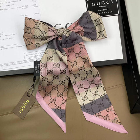 Double Satin Bow Tie & Headband