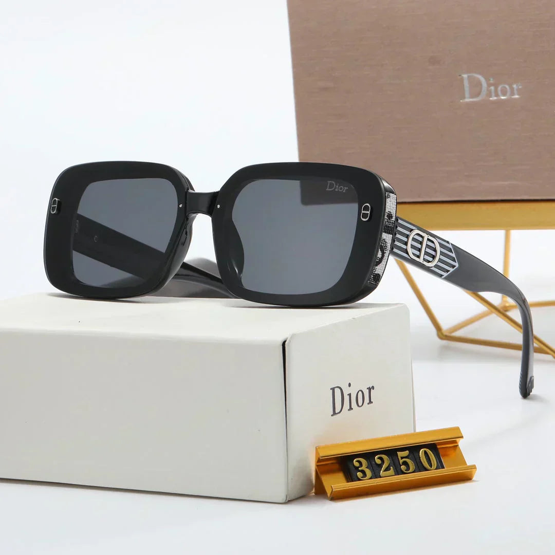 4 colors luxury  double circle lens polarized sunglasses