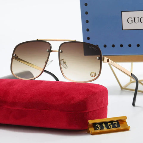 5 color fashion printing oval polarized sunglasses
