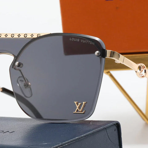 5 color luxury four-leaf flower frame polarized sunglasses