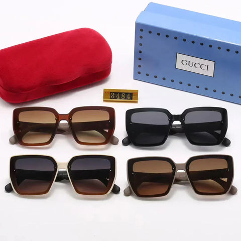 4-color fashion printing temple polarized sunglasses