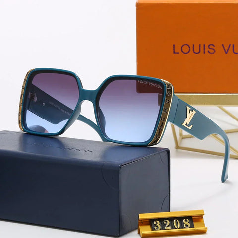 7  Colors Luxury Letter Print Frame Women's Fashion Sunglasses