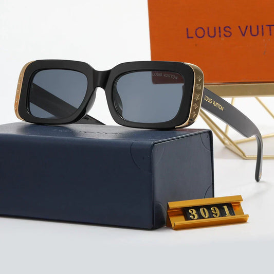 5 Colors Fashion Side Letter Four Leaf Clover Polarized Sunglasses