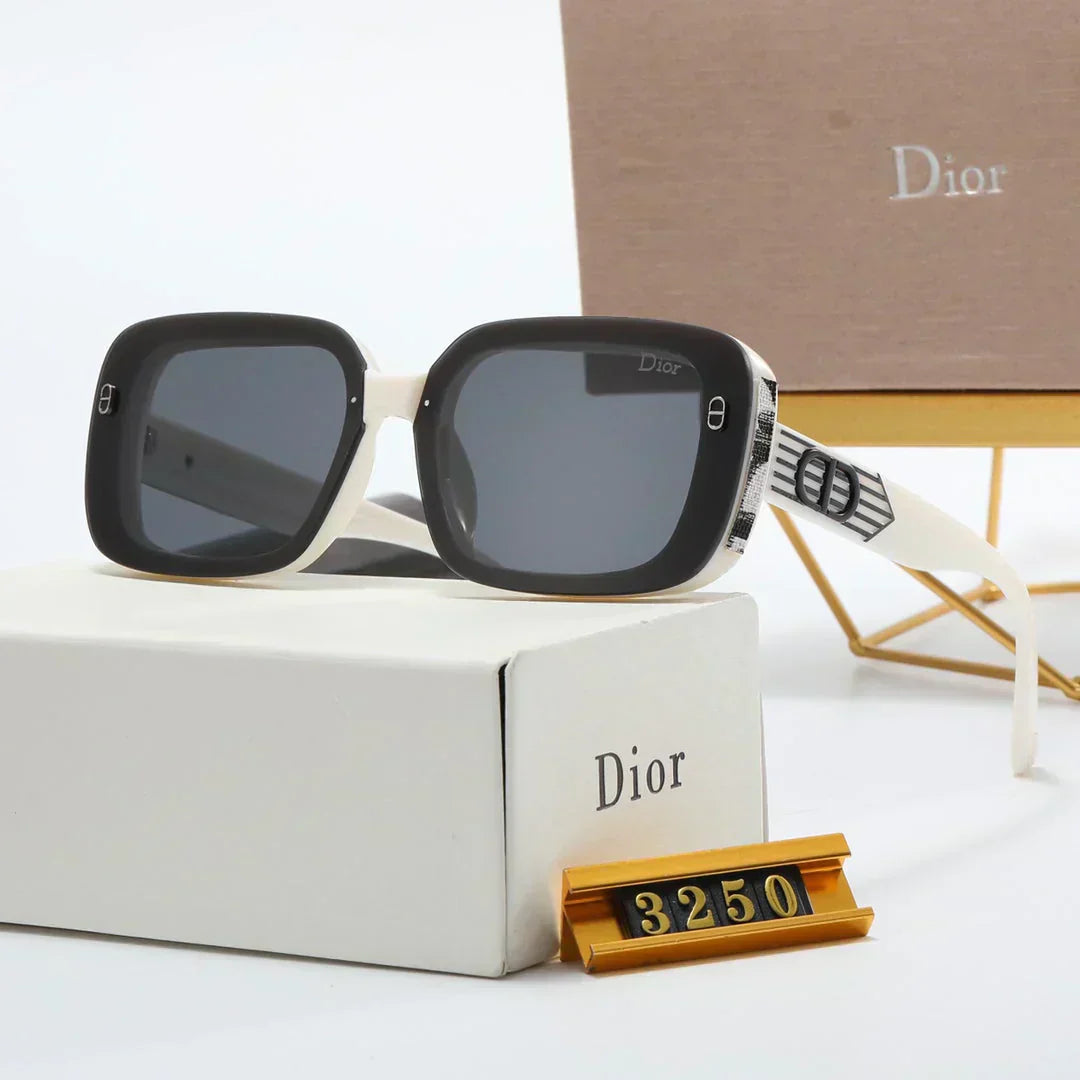 4 colors luxury  double circle lens polarized sunglasses