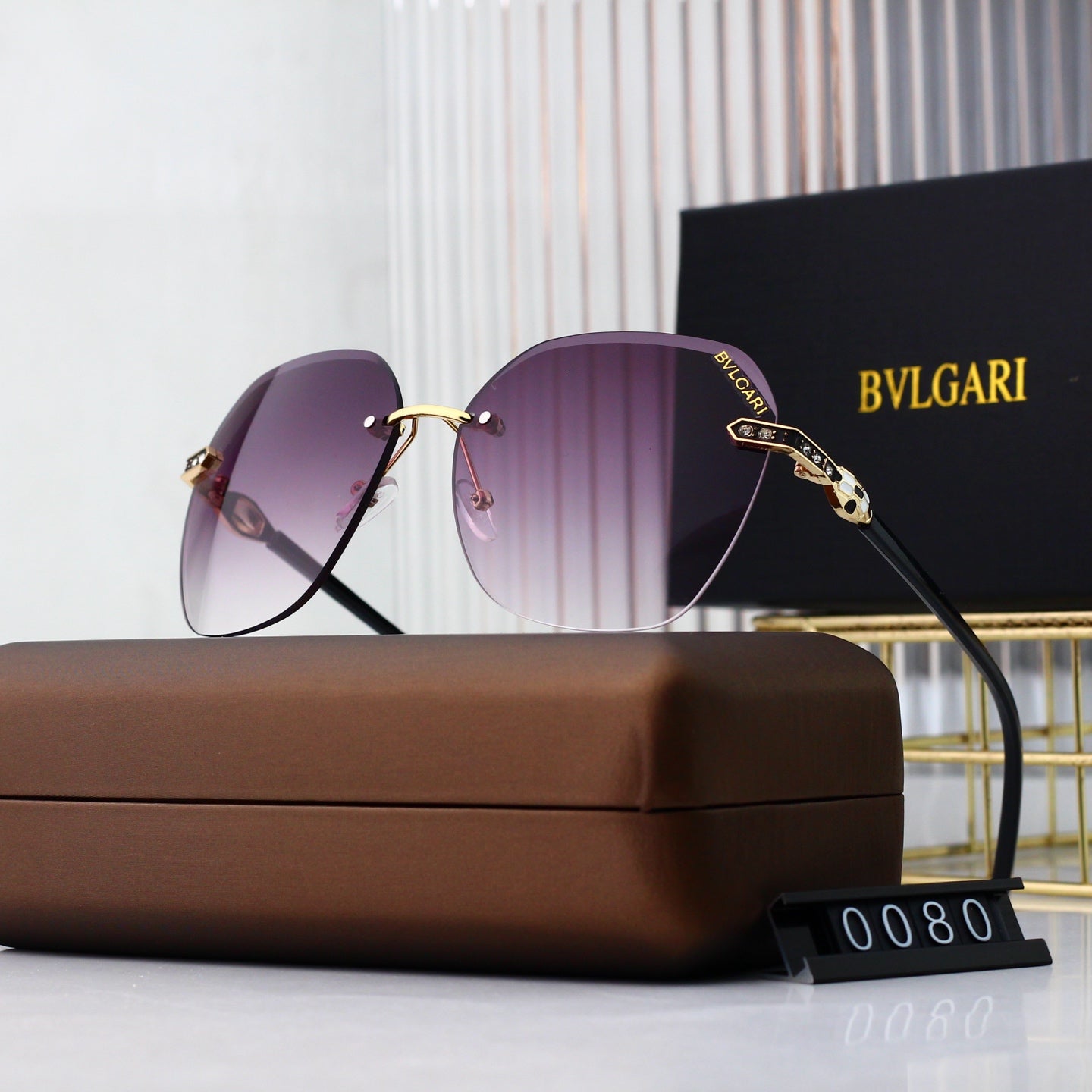 6 color sunglasses HD lenses Full frame design 0080