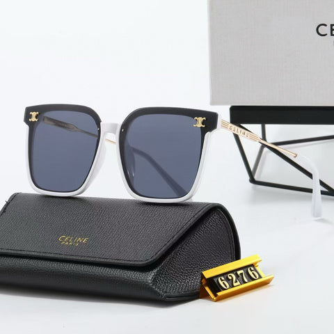 5 Colors Fashion Metal Temple Sunglasses  6276