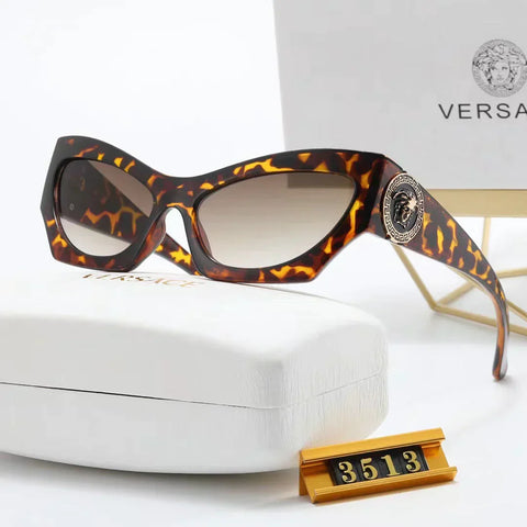 4-color fashion lion head polarized sunglasses
