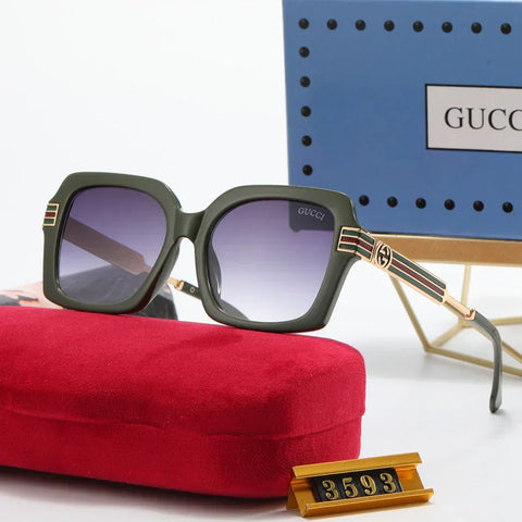5-color fashion printing stripe polarized sunglasses with temples