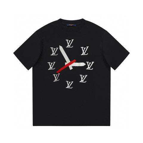 Knitted embroidered T-shirt